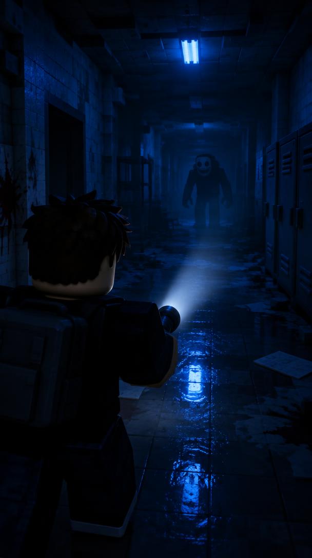 Roblox horror game clip